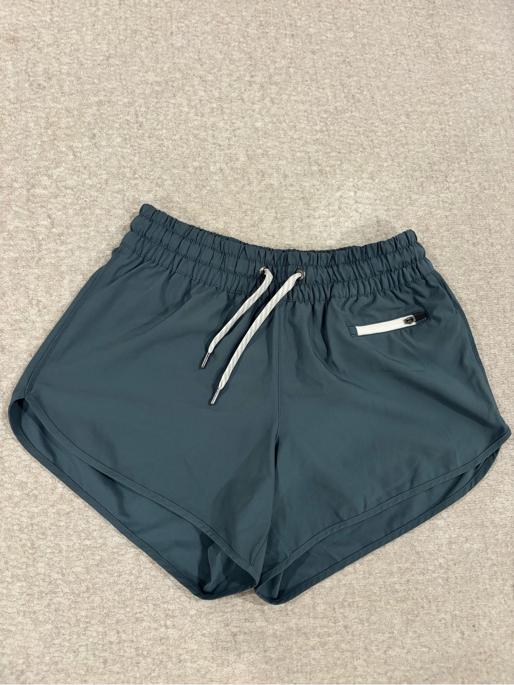Women’s Athletic Drawstring Shorts - Slate Blue